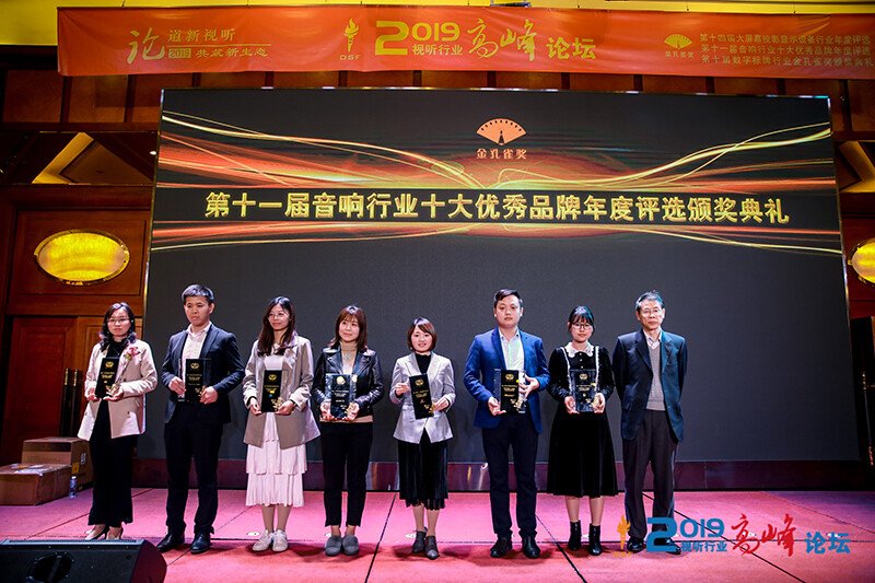 2019年度十大優秀家庭影院品牌獎