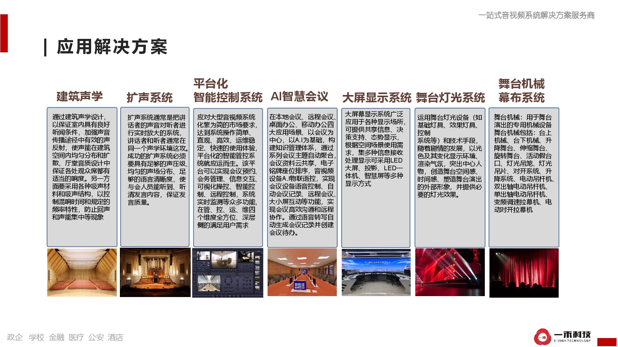 一禾科技應用解決方案